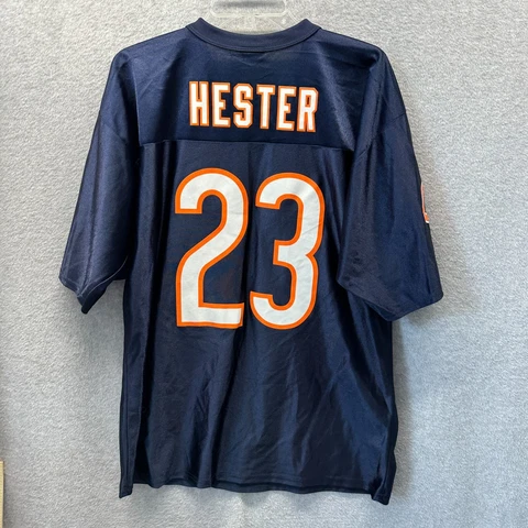 Devin Hester Chicago Bears Jersey Adult Large Blue Casual NFL Football Mens Cover