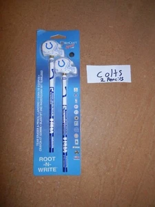 Indianapolis Colts NFL pencil eraser helmets lot of 2 new vtg Root-N-Write 90's - Picture 1 of 9
