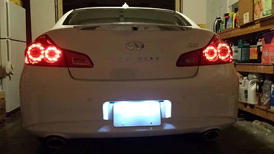 Luces LED blancas de matrícula para Honda S2000 2000-2009 Foto 1 de 2