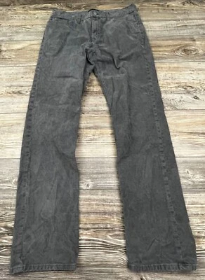 Pantalones Banana Republic Para Hombre Gris 31x32 Calce Ajustado Pana Frente Plano Recto Foto 1 de 4