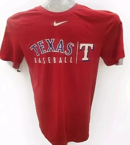 Nike Large Dri-Fit Texas Rangers T-Shirt In Red   (#117) - Picture 1 of 4