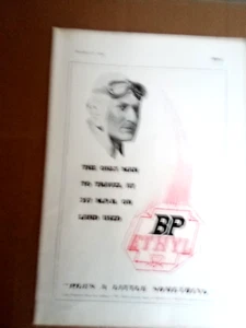 ADVERTISEMENT  -M.G. - BP-  RACING-  "THE ONLY MAN TO TRAVEL 357 M.P.H.... - Picture 1 of 1