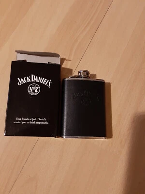 Jack Daniel's Flachmann Edelstahl Stainless Steel OVP - Bild 1 von 2