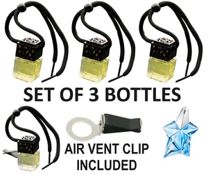 ANGEL ✅SET OF 3 BOTTLES✅Car Air Freshener Perfume Diffuser + Free Vent Clip - Picture 1 of 1