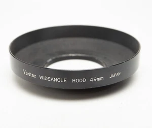 EX-! Parasol gran angular de metal Vivitar 49 mm - Imagen 1 de 6