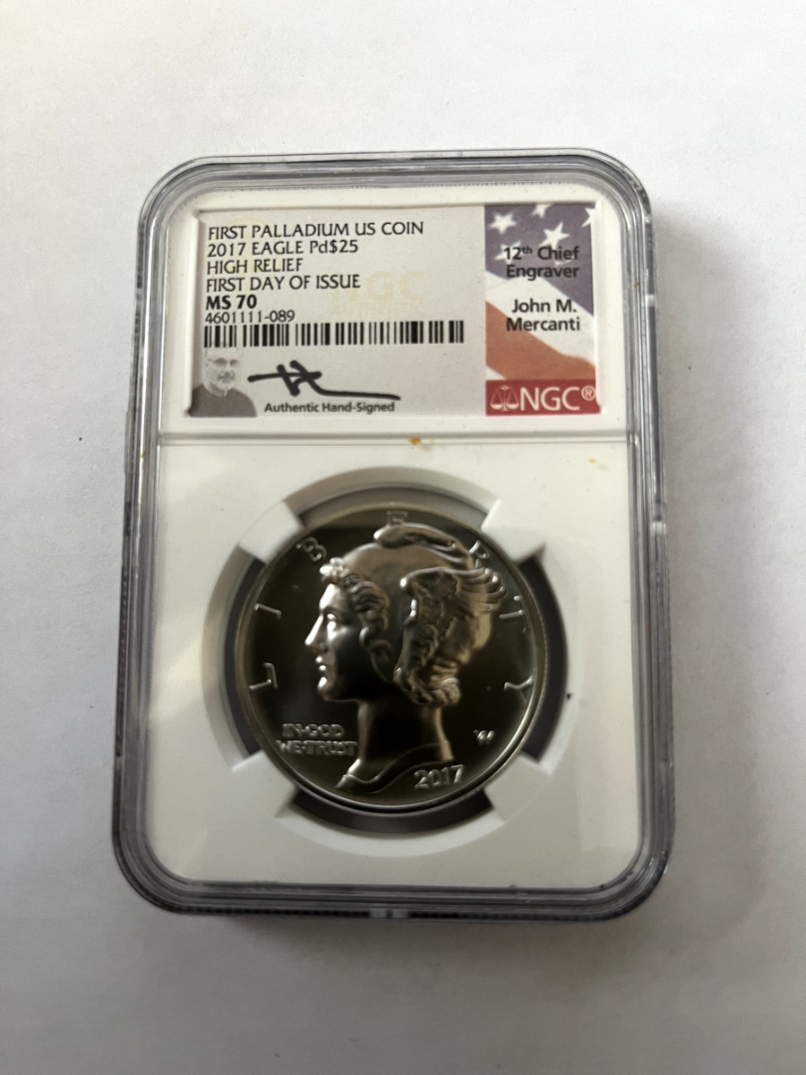 2017パラジウム イーグルモダンコインNGC MS70ERE2