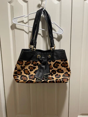 Сумочка Paola Masi леопардовый дизайн/телячья шерсть - Изображение 1 из 4