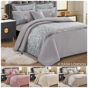 3 Pcs Luxury Duvet Cover Set Double King Super Size Quilt Cover and Pillow Cases - Picture 1 of 13