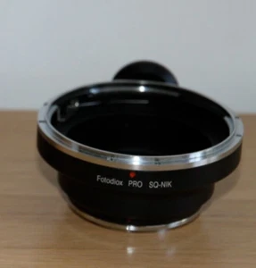 Fotodiox Pro SQ-NIK Adapter Bronica SQ to Nikon F Mount Digital SLR Body Camera - Picture 1 of 6