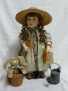 1999 Boyds Bear Yesterdays Child Julia Garden Friends Large L/E Doll 4912 - Picture 1 of 7