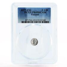 Panama 2,5 centesimos Victoriano Lorenzo PR69 PCGS proof nickel coin 1977