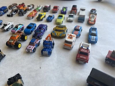 Vintage Micro Machines Lot 110 Galoob Cars Semi Truck Train Planes Boats Troops - Image 1 of 4