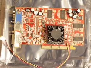 ATI Radeon 9000 PRO 128 MB AGP Video Graphics Card DVI VGA - Picture 1 of 5