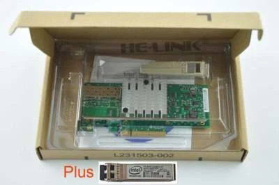 X520-SR1 E10G41BFSR OEM Converged Network 10Gbps PCIe x8 1xLC SFP+ Network Card - Image 1 of 2