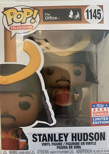 Pop Funko Stanley Hudson Samurai 2021 Virtual Funkon Exclusive #1145 The Office - Picture 1 of 7