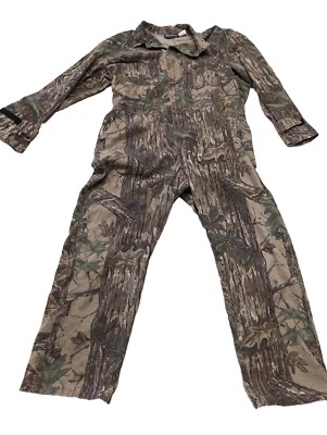 VINTAGE Gander Mountain RealTree Camo Coveralls Adult XL Chest 46-48 Hunting USA - Image 1 of 4