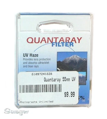 55mm Quantaray UV Haze Lens Filter - Image 1 of 2
