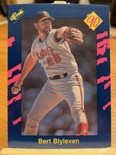 1990 BERT BLYLEVEN Classic Baseball #142 ~ California Angels