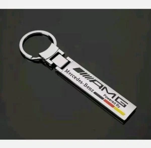 Mercedes Schlüsselanhänger Auto AMG Logo Schlüsselring Autozubehör Geschenk Neu - Picture 1 of 1