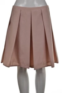 Hugo Hugo Boss Damen Rock Größe 6 Rosa Einfarbig Plissee Über Knie Freizeit - Bild 1 von 5