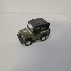 Vintage Pullback U.S. Army Jeep Vehicle 3.5” Made In Hong Kong - Picture 1 of 5