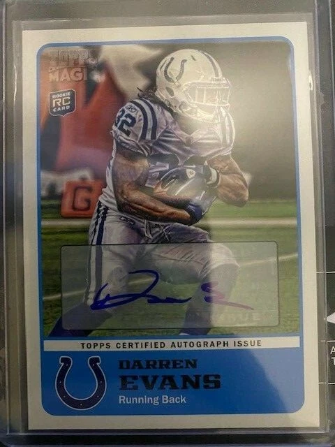 2011 Topps Magic Darren Evans Auto RC Rookie SP - Image 1 of 1