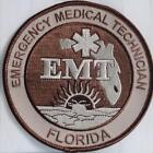 Florida EMT (Emergency Medical Tech) Patch- Subdued Desert/Tan 4" -FREE SHIPPING