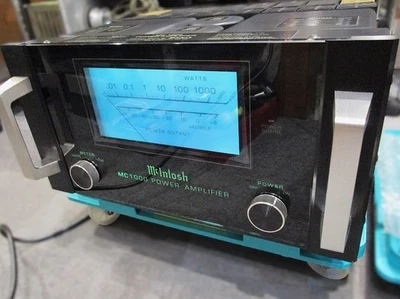 McIntosh MC1000 Mono Power Amp Pair Set Working Serviced Japan 100V Safe Packing - image 1 of 4