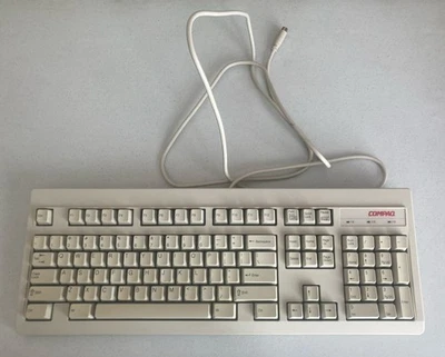 Vintage Compaq RT101 Mechanical Keyboard Wired P/S Connection Computer - Image 1 of 4