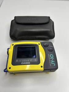 Casio JY-10 Mini Pocket LCD Color TV Television - Clean Working W/Soft Pouch - Picture 1 of 12