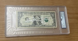 Billete de $1 autógrafo firmado por Damar Hamlin Buffalo Bills moneda certificado de autenticidad PSA automático - Imagen 1 de 2