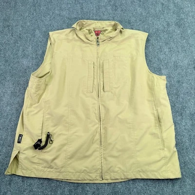 SCOTTeVEST Vest Mens XXL Tan Travel Techwear Photography Utility Pockets Tech - Image 1 of 4