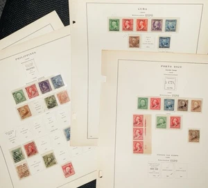 Estampillas de posesión de Estados Unidos en páginas de álbum — ¡Puerto Rico, Filipinas y más! CV$400+ - Imagen 1 de 9