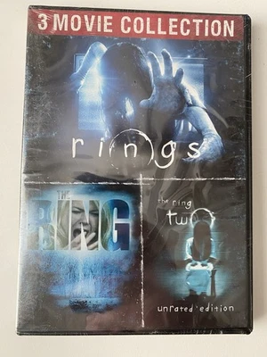 SEALED The Ring 3-Movie Collection (DVD, Unrated) The Ring 2, Rings - Image 1 of 2