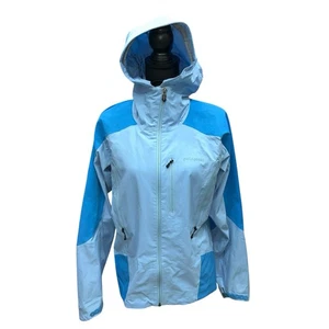 Patagonia Women's Size (M) Medium Ready Mix Jacket Blue Rain Jacket Hooded - Picture 1 of 15