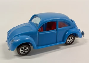 Vintage Free Wheeler Durham Industries Inc. Blue Volkswagen VW Beetle Bug 8013 - Picture 1 of 14