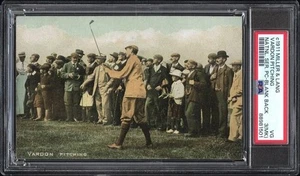 Millar & Lang - 'Harry Vardon Pitching' (c1911) - PSA Authenticated Postcard - Picture 1 of 1