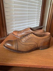 USADOS 1x - RARO | ZAPATOS ALLEN EDMONDS 9.5D TEJIDO DE HILO NOGAL 9.5 D - Imagen 1 de 21