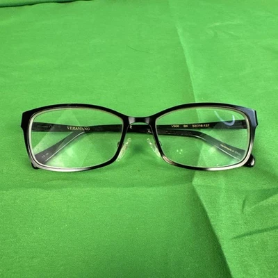 Vera Wang eyeglasses womens black metal with bling on temples V906. FRAME ONLY.  - Image 1 of 4