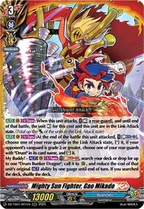 Mighty Sun Fighter, Gao Mikado DZ-TB01 RRR Cardfight Vanguard Buddyfight - Picture 1 of 1