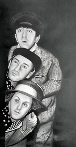 Three Stooges, 3 Stooges, Original Art, COPY Snoop Reporters - Bild 1 von 2