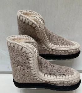 Winterstiefel John Lewis Marke Eskimostiefel in Leder Top, Fell gefüttert Gr. 6 - Bild 1 von 4