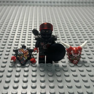 Lego Ninjago Mr. E w/Biker Vest & Oni Mask of Vengeance - Minifigure njo0385 - Picture 1 of 2