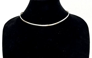 OMEGA COCOON 18 in. " COLLAR COLLAR Plata de Ley Sólida 925 Italia Pesado 28g - Imagen 1 de 6