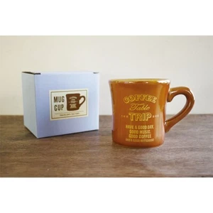TRAVELER’S Factory Mug Coffee Table Trip Brown Ceramic 290ml 9.8oz - Picture 1 of 4