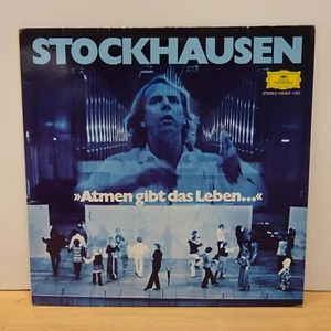 410 857 1 STOCKHAUSEN Atmen Gibt Das Leben NDR HAMBURG STOCKHAUSEN DG LP EX - Picture 1 of 8