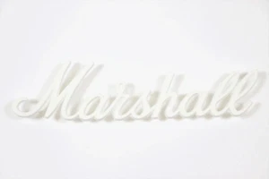 Marshall Logo Mark 5C011021 Large White 270mm x 70mm for Amp Head Cabinet Neu - Bild 1 von 3