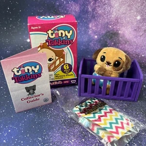 Tiny Tukkins Mystery Plush Baby 'n Crib Set- LEVI PUPKINS Puppy Plush - Picture 1 of 10