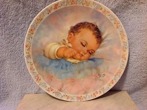 In Slumberland 1st Issue The Nursery Pair Plate Collection By Charlotte Becker - Picture 1 of 5