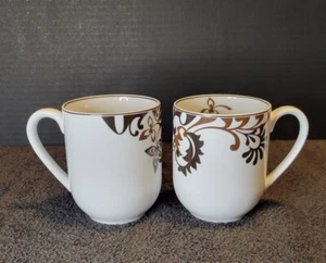 Chocolate Swirl Gourmet Basics Mugs by Mikasa (Set of 2) - Picture 1 of 10